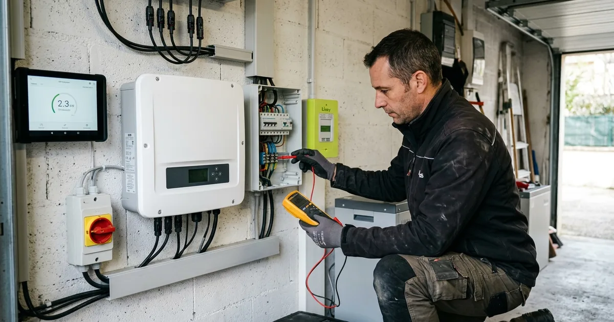 Connectiques, fixations et onduleur