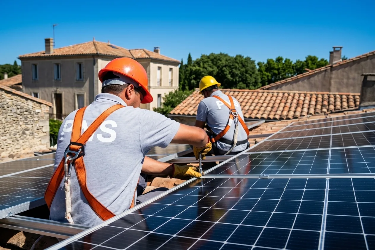Panneaux solaires à Bandol